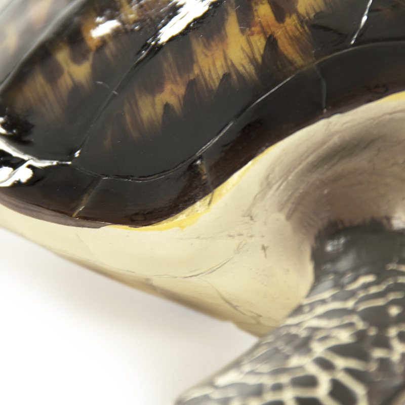 Pelham Sea Turtle Figurine, 6" H x 14.5" W x 17.25" D