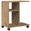 Engineered Wood Compact Lightweight Side Table-2054396033