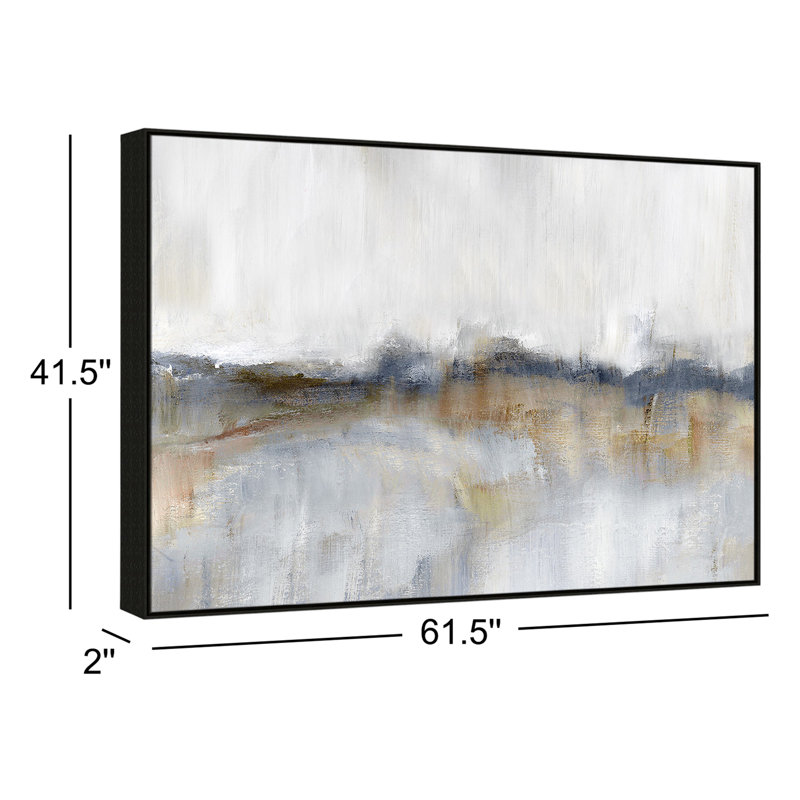 «Autumnal Tide» par Nan - reproduction sur toile flottante, H 41,5 po x l 61,5 po, Black