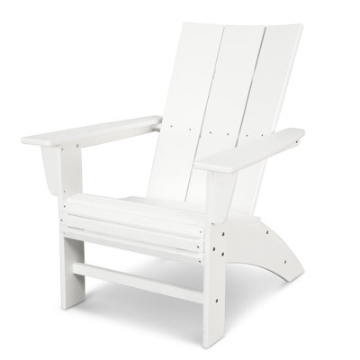 POLYWOOD Modern Curveback Adirondack Chair