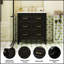 Meuble-lavabo de 30 pouces avec lavabo en céramique, ensemble autoportant avec 3 tiroirs, structure en bois massif, grand espace de rangement-931928667