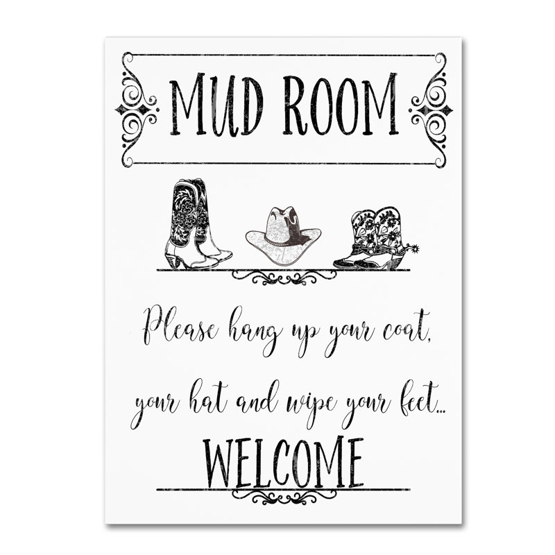 Art mural sur toile tendue - «Mud Room 5» de Jean Plout pour décoration de salon, de chambre à coucher ou de bureau - 14 x 19