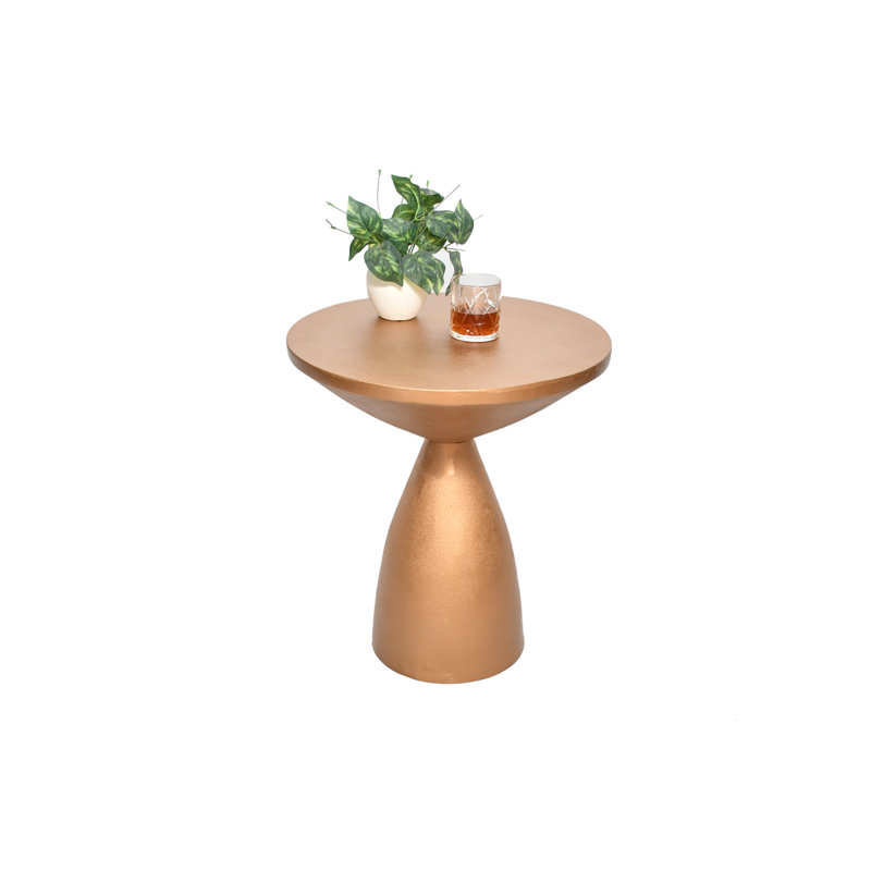 Gold End Table
