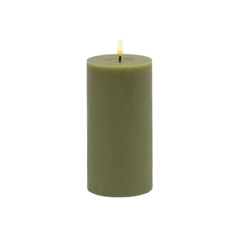 Grande bougie sans flamme, Vert