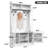Darroll With Bench And Shoe Storage, 7-in-1 Entryway Bench With Coat Rack, Darroll With Mirror & Sensor Light & Umbrella Holders-1989982612