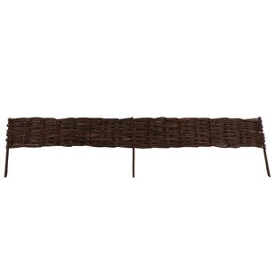 Bordure en bois tissé naturel H 16 po x l 48 po