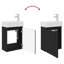 Single Bathroom Vanity with Ceramic Basin-143182520