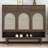 Modern Nut-Brown Solid wood Shoe Storage-654063845