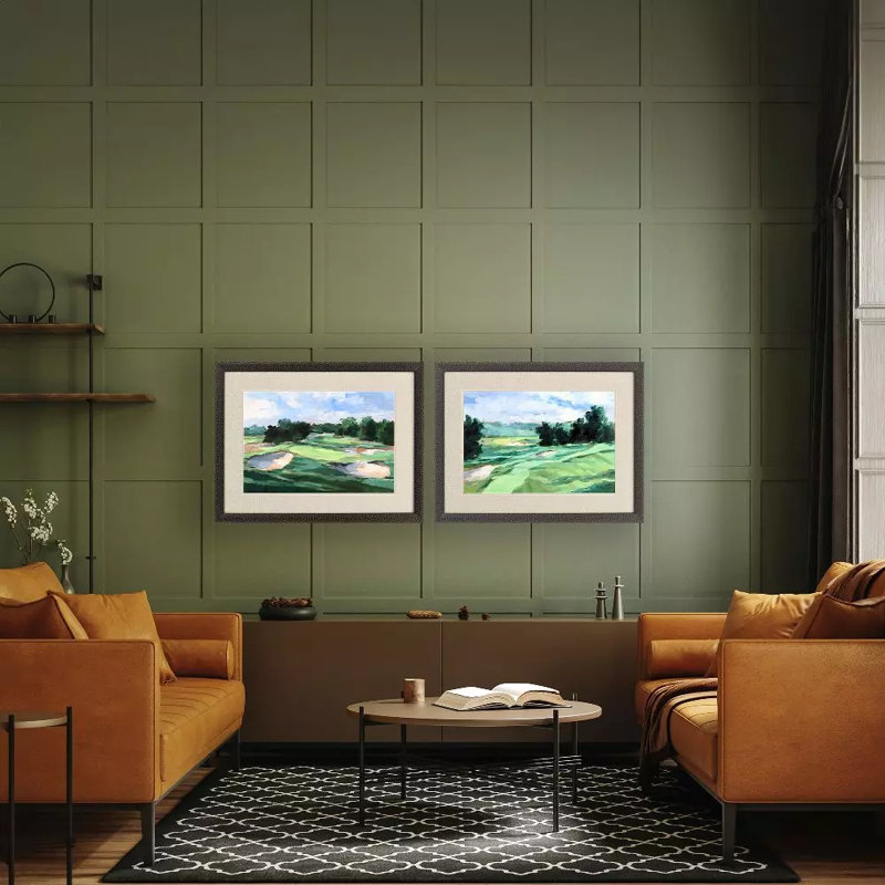 Golf Course Study II Print by Ethan Harper