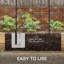 Almine Set of 2 Metal Garden Trellis for Climbing Plants, 50 x 180cm