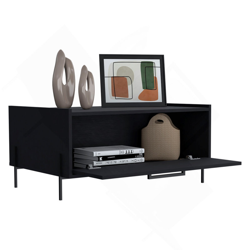 Table basse 15 po Shan, Noir
