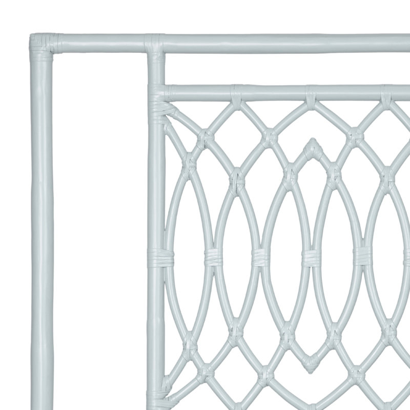 Beckham Open-Frame Headboard, Light Blue, Queen