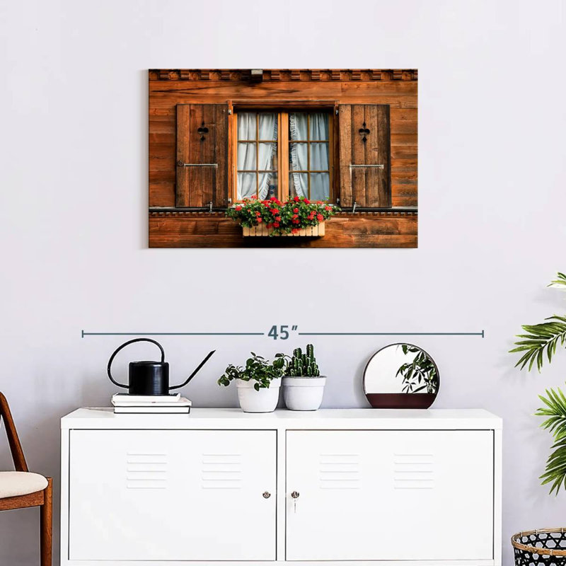 Lilie House Window, 20" H x 30" W