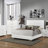 White High Gloss 2-Drawer Nightstand