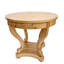 Charmante table ronde en bois de style campagnard pour différentes pièces