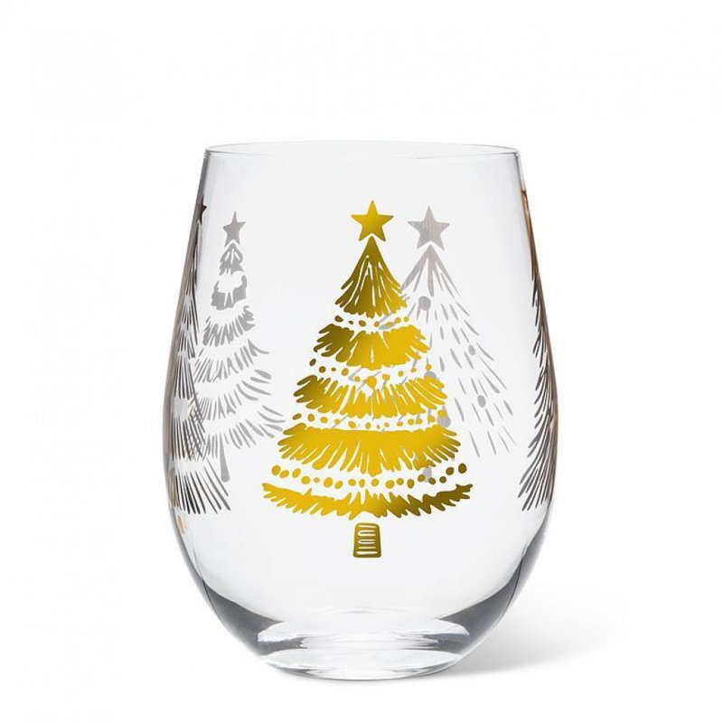 Verre à vin sans pied Christmas Trees