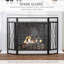 Skippack 3 Panel Steel Fireplace Screen
