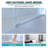 56" - 60" W X 76" H Single Sliding Shower Door, Frameless Bathroom Sliding Door With 1/4" (6Mm) Tempered Glass For Walk-In Shower, Brushed Nickel-123210168