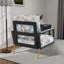 Fauteuil d'appoint rembourré en velours