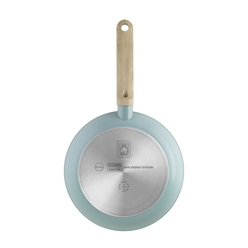 Poêle à frire antiadhésive en aluminium anodisé Bra Monix, L 7,1 po