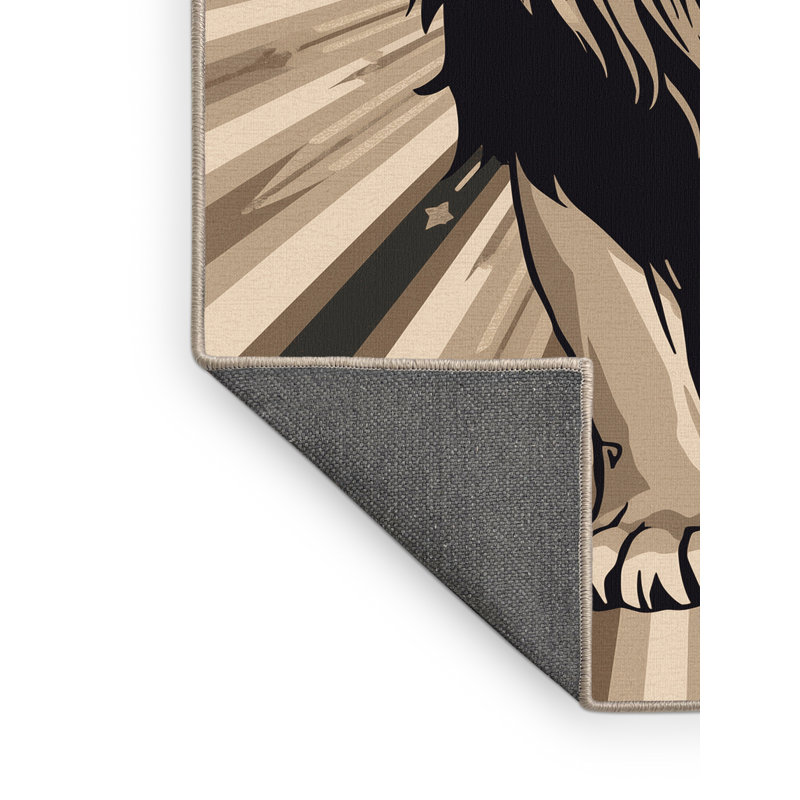 Tapis moelleux doux et luxueux Jambi, 5 x 8