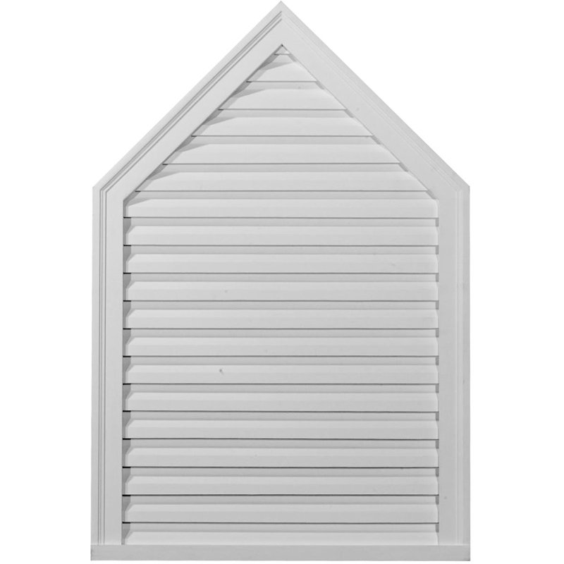 Peaked Gable Vent Louver, Non-Functional