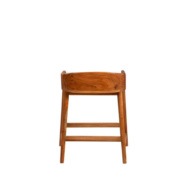 Saddle 34" Tall Counter Stool, Brown