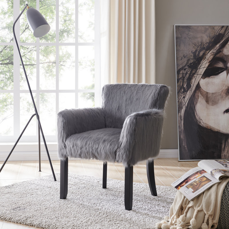 Unadilla Upholstered Armchair, Grey