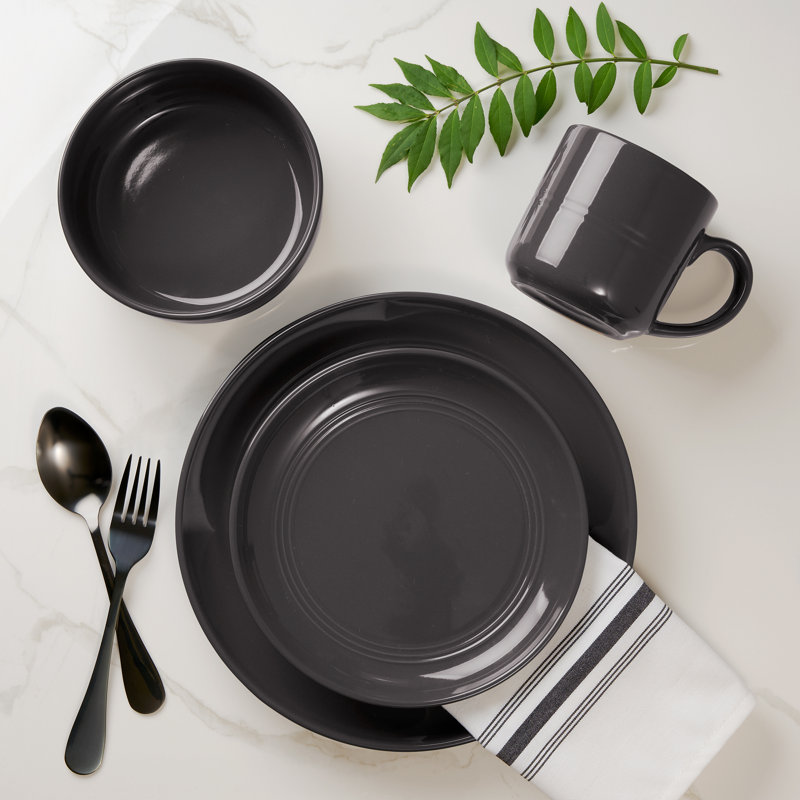 Higinbotham Piece Stoneware Dinnerware Set - Service for 4