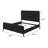 Malmberg Black Panel Bed-100095202