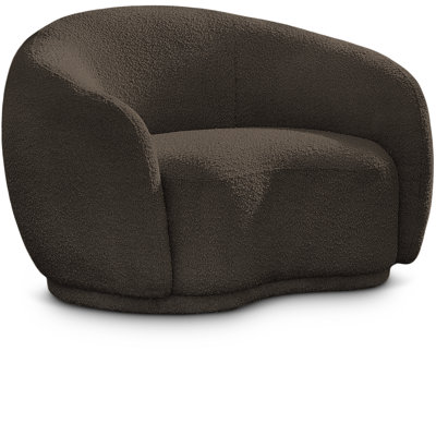 Hyde 42" W Boucle Fabric Chair