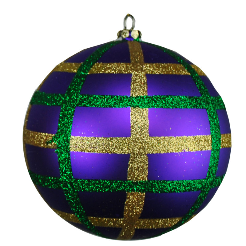 Ornement boule, Jaune
