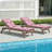  Outdoor Indoor 3'' Lounge Patio Cushion Cute cacti seamless pink baby animal for kids Child drawing style Water-Resistant Chaise Lounge Cushion for Chair Patio Furniture Seat Cushion