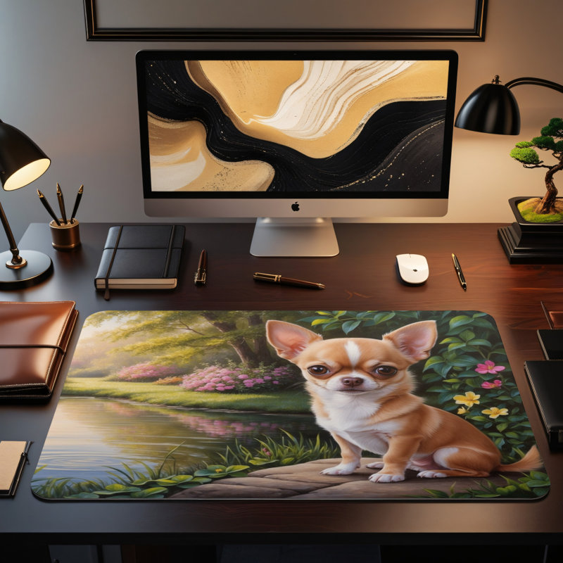 Polyester Desk Pad, 23.6x13.8