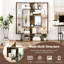 150cm H x 125cm W Geometric Bookcase-888313852