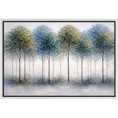 Misty Blue Tree Row