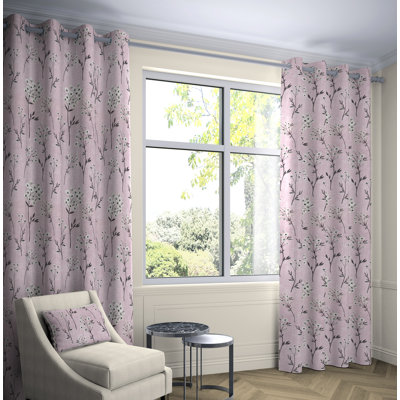 Precita Cotton Blackout Curtain Pair
