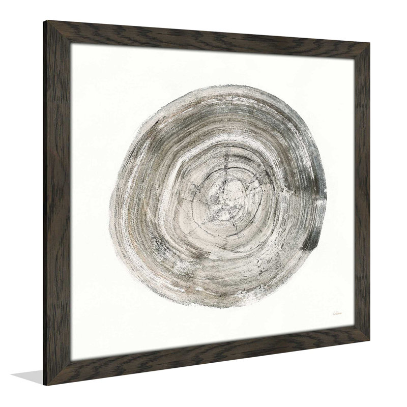 " Counting The Years II ", 21.5" H x 21.5" W x 0.75" D, Chocolate Distressed Framed