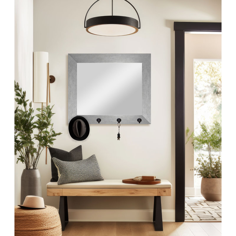 Veyron Engineered Wood Flat Wall Mirror