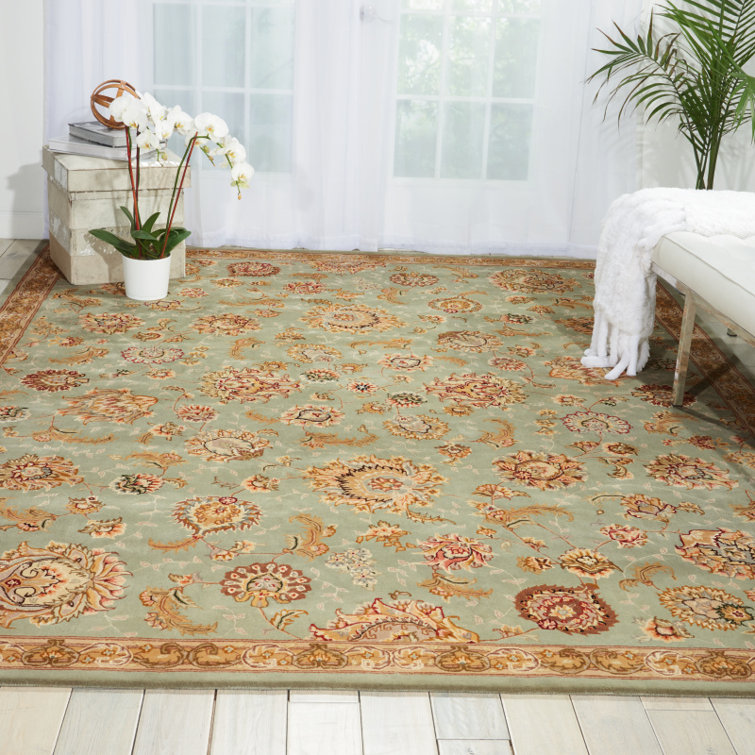 Carlee Wool Floral Indoor Rug