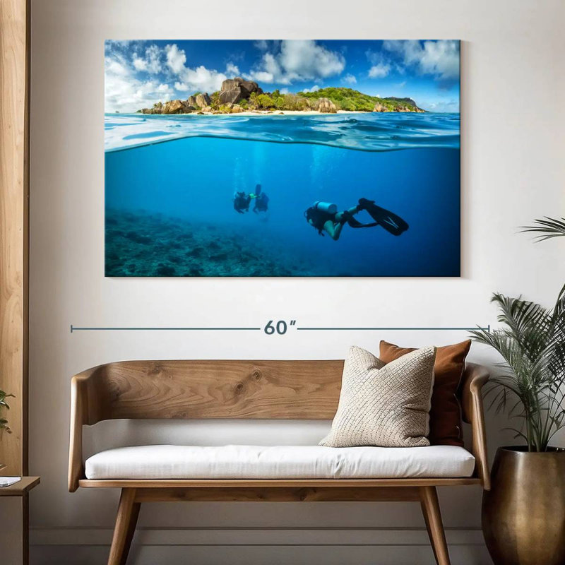 Sireci Diving, 34" H x 51" W