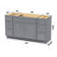 Base de meuble-lavabo simple 57 po seulement-98666908
