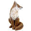 Statue de jardin Fabian, le renard flamboyant