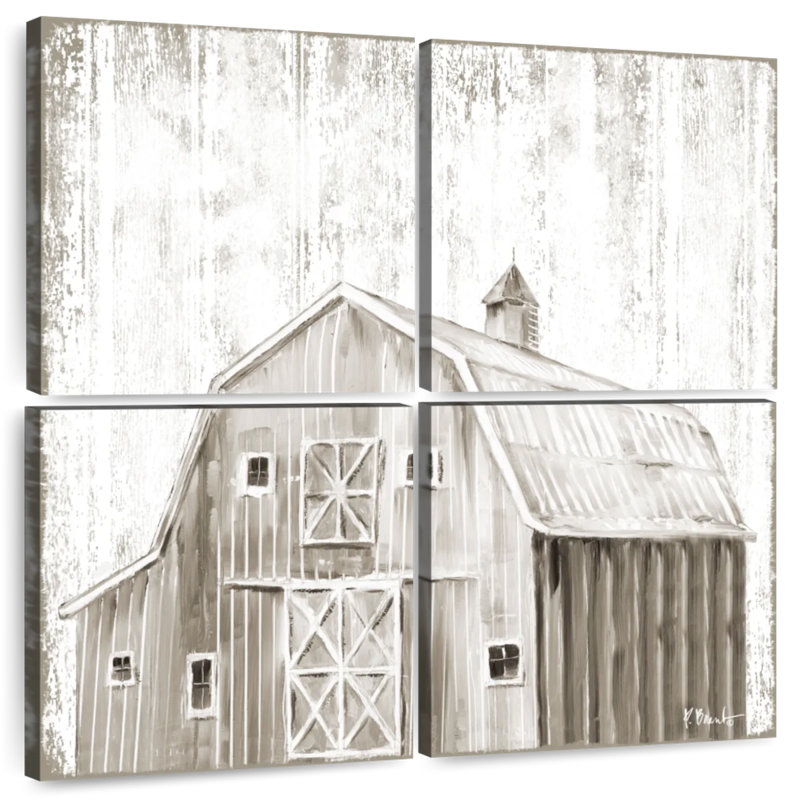 Lilie grange en bois blanc I, H 26 po x l 26 po