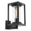 Brishauna Matte Black 28cm H Outdoor Wall Lantern