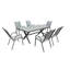 Ensemble de salle à manger rectangulaire pour l'extérieur L 39,37 po-99449857