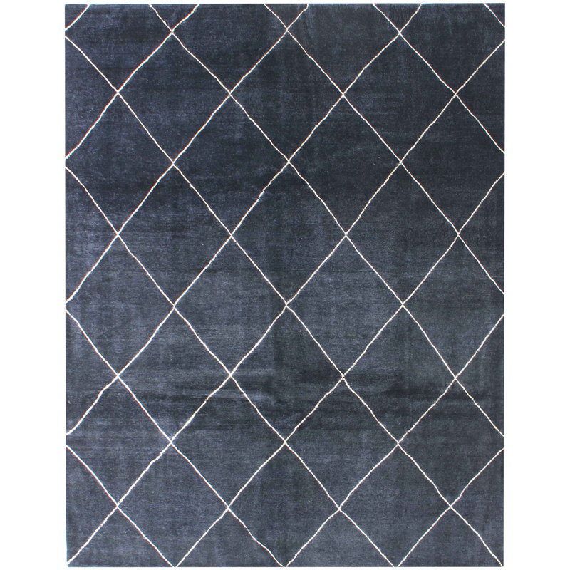 Abstract Hand Woven Area Rug, Rectangle 285cm x 376cm 