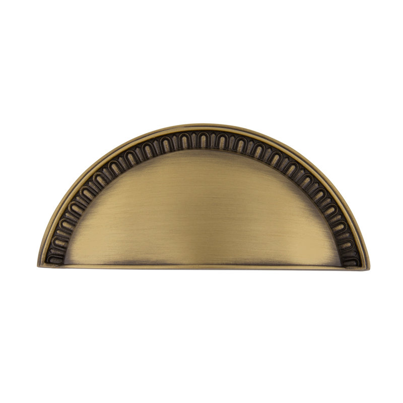 Nostalgic Warehouse Cup Pull Egg & Dart, Antique Brass