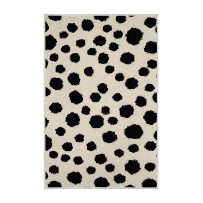 Washable Dalmatian Dogs Area Rug