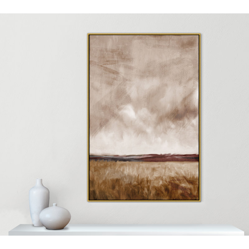«Autumn Sky Print» par Kimberly Allen, Flotteur doré, L 41,5 po x H 61,5 po